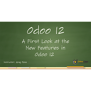 Odoo 12 - First Look at New Features