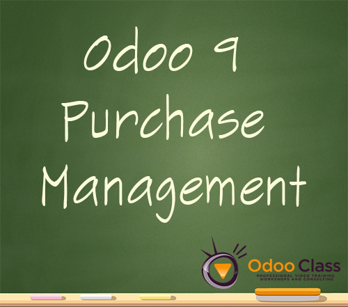 Odoo 9 Purchase Management