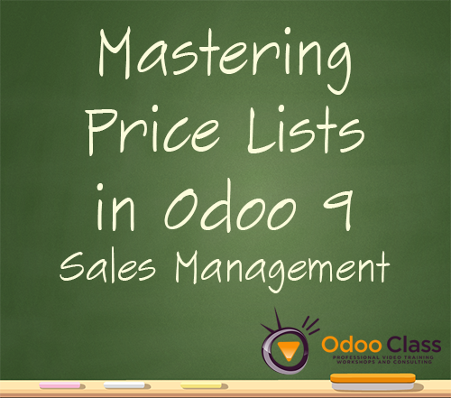 Mastering Price Lists in Odoo 9 Sales Management