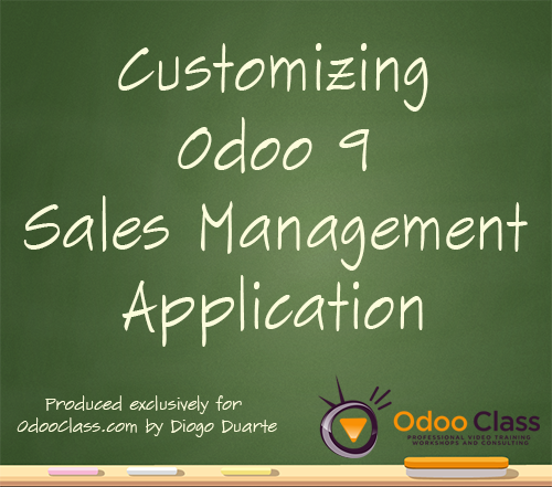 Customizing Odoo 9 Sales Management