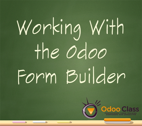 Working with the Odoo Form Builder