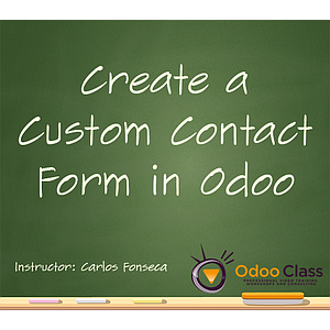 Create a Custom Contact form in Odoo