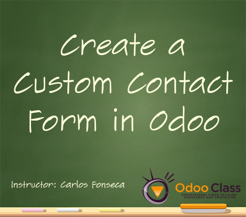 Create a Custom Contact form in Odoo