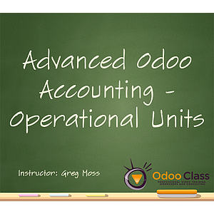 Advanced Odoo Accounting Operational Units