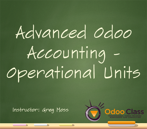 Advanced Odoo Accounting Operational Units