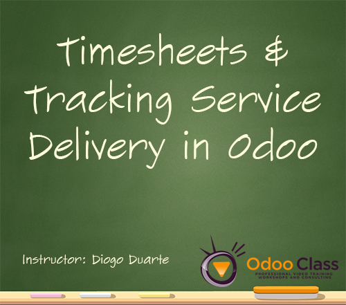 Timesheets & Tracking Service Delivery in Odoo