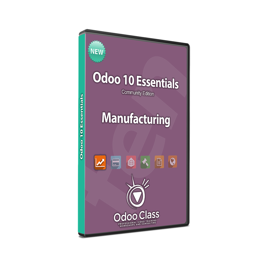 Manufacturing (MRP) - Odoo 10 Essentials