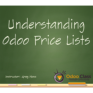 Understanding Odoo Price Lists v11