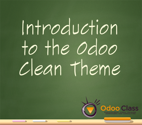 Introduction to the Odoo Clean Theme 