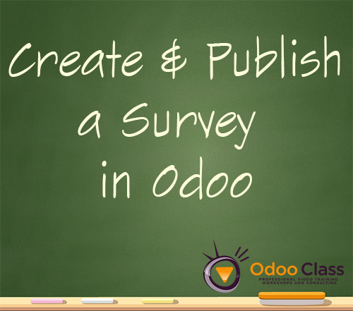 Create and Publish a Survey in Odoo