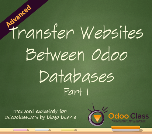 Transfer Websites Between Odoo Databases - Part 1