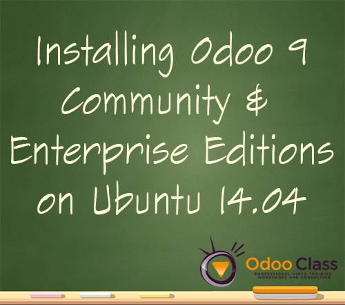 Installing Odoo 9 Community & Enterprise Editions on Ubuntu 14.04